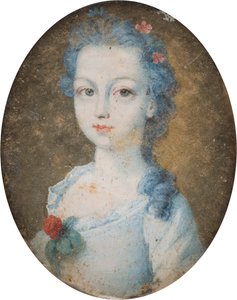 Ritratto di una signora, forse Margaret, Contessa di Cork (1710-1758) (c.1705-58) da English School