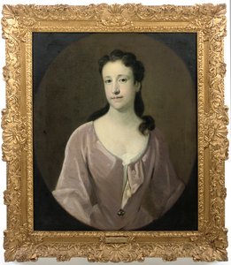 Ritratto di una signora, tradizionalmente identificata come Mrs. Dorothy Smith, nata Barret-Lennard da English School