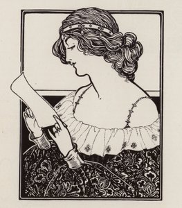 Ritratto di una donna che legge una lettera da English School