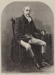 Ritratto di un vecchio sportivo, Sir Tatton Sykes (incisione) da English School