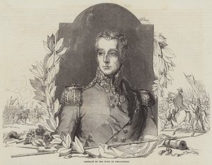 Ritratto del Duca di Wellington (incisione) da English School