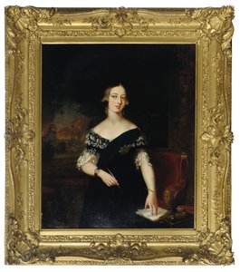 Ritratto della giovane Regina Vittoria da English School
