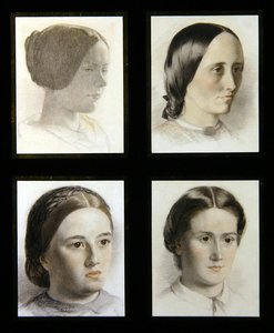 Ritratti di giovani donne, c.1830 da English School