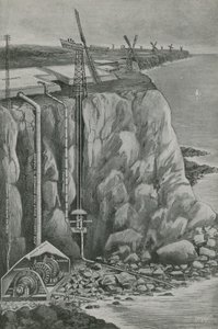 Energia sollevata dal vento dal mare da English School