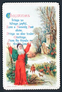 Predicatore fuori dalla chiesa, biglietto di Natale da English School