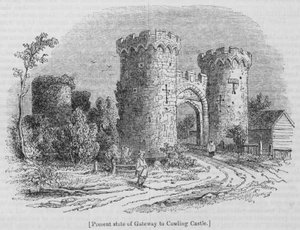 Stato attuale del portale del Castello di Cowling