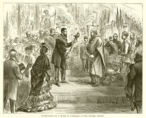 Presentazione di una spada a Garibaldi al Crystal Palace