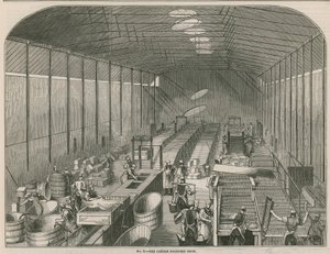 Opere della Prices Patent Candle Company; La stanza per la modellatura delle candele da English School