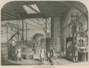 Lavori della Prices Patent Candle Company; La casa di bollitura a vapore e motori da English School