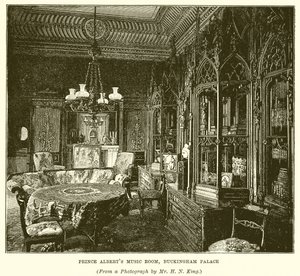 Sala della musica del principe Alberto, Buckingham Palace da English School