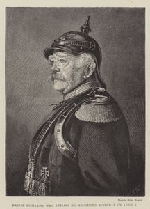 Il principe Bismarck, che compie ottant
