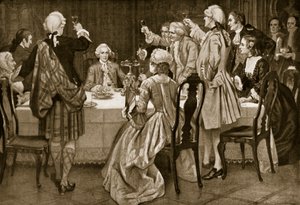 Il principe Carlo Edoardo a Holyrood, illustrazione da Hutchinsons Story of the British Nation da English School