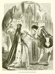 Il Principe Eugenio ricevuto dalla Regina Anna da English School
