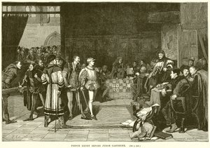 Il principe Enrico davanti al giudice Gascoigne da English School