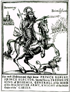 Il principe Rupert a cavallo da English School