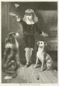 Prince e Charlie che guardano lo spettacolo da English School