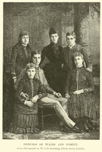 Principessa di Galles e famiglia da English School