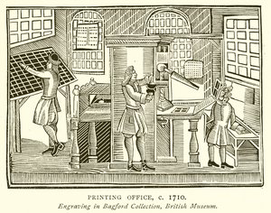 Tipografia, c. 1710