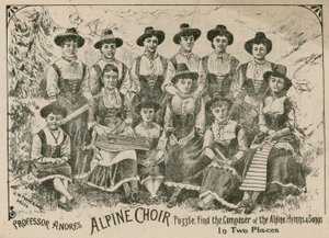 Professor Andre, Coro Alpino puzzle: trova il compositore degli Inni e Canti Alpini in due posti da English School