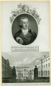 Professor John Thornton, docente pubblico di botanica medica da English School