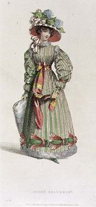 Abito da passeggio, tavola di moda da Ackermann