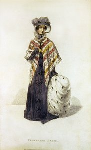 Abito da passeggio, tavola di moda da Ackermann