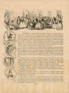 Volantino promozionale per una Colazione Pubblica e Concerto Mattutino del 15 luglio 1846