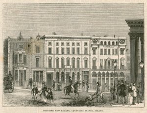 Proposta per una nuova arcata, Catherine Street, Strand, Londra da English School