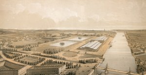 Sito proposto per il Crystal Palace a Battersea Park da English School