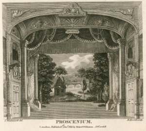 Proscenio del Teatro della Royalty, Well Street, Wellclose Square, Londra