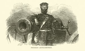 Artigliere prussiano, settembre 1870 da English School