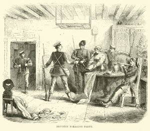 Gruppo di foraggiamento prussiano, marzo 1871 da English School