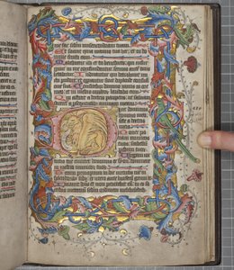 Salterio con calendario Sarum, Fol 82 recto, c.1425-75