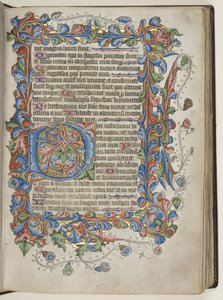 Salterio con calendario Sarum