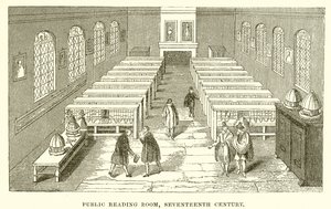 Sala di lettura pubblica, XVII secolo