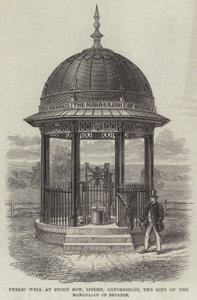 Pozzo pubblico a Stoke Row, Ipsden, Oxfordshire, dono del Maharajah di Benares (incisione)