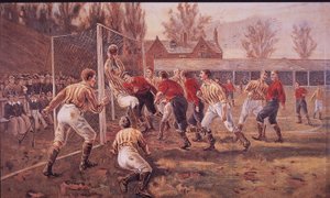 Studenti di scuola pubblica che giocano a calcio da English School