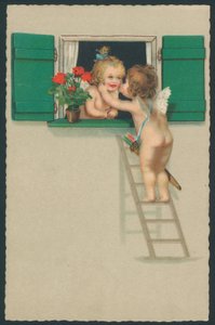 Putti che si baciano da English School