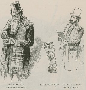 Indossare i filatteri; Filatteri nell