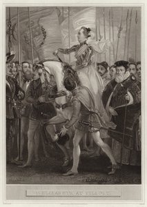 La regina Elisabetta a Tilbury da English School