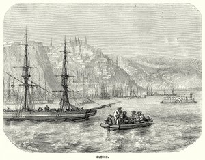 Québec (incisione) da English School