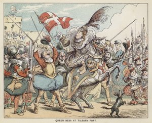 La regina Bess e il forte di Tilbury da English School