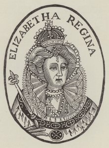 Regina Elisabetta I (incisione) da English School