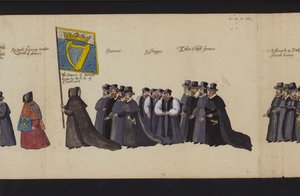 Processione funebre della regina Elisabetta I da English School