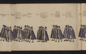 Processione funebre della regina Elisabetta I da English School