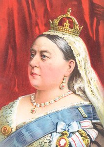 Regina Vittoria - Cartolina di auguri da English School