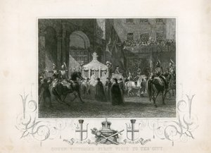 Prima visita della Regina Vittoria alla Città di Londra, 9 novembre 1837