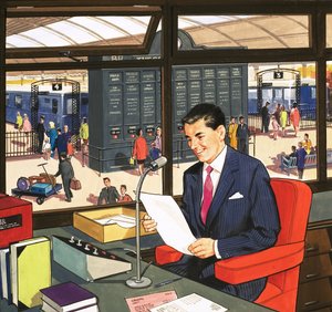 Annunciatore della stazione ferroviaria