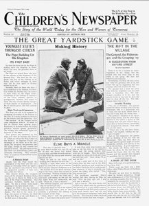 Ramsay MacDonald, il primo uomo a volare come Primo Ministro, prima pagina di 