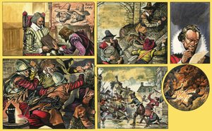 Il ranger guarda Guy Fawkes da English School